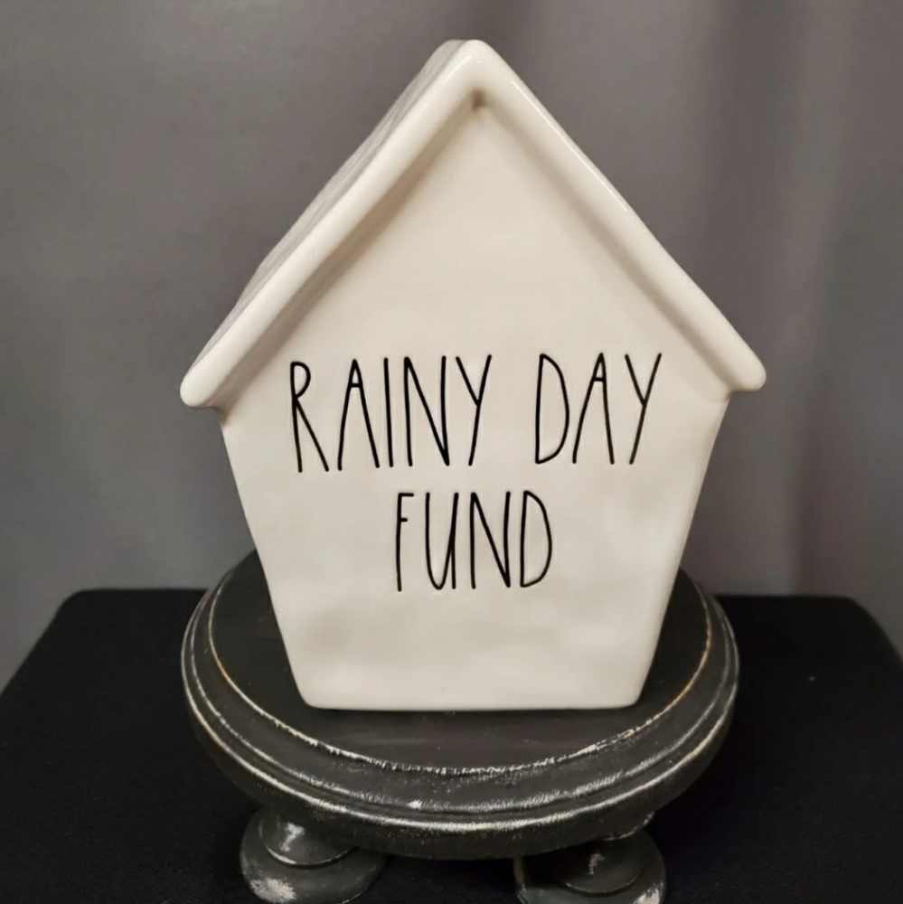 Rae Dunn RAINY DAY FUND Bank